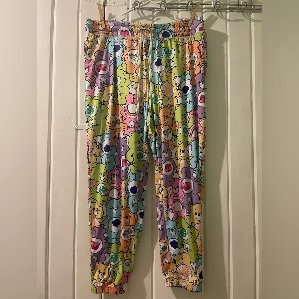Care Bear sleep pants with pockets-large like new